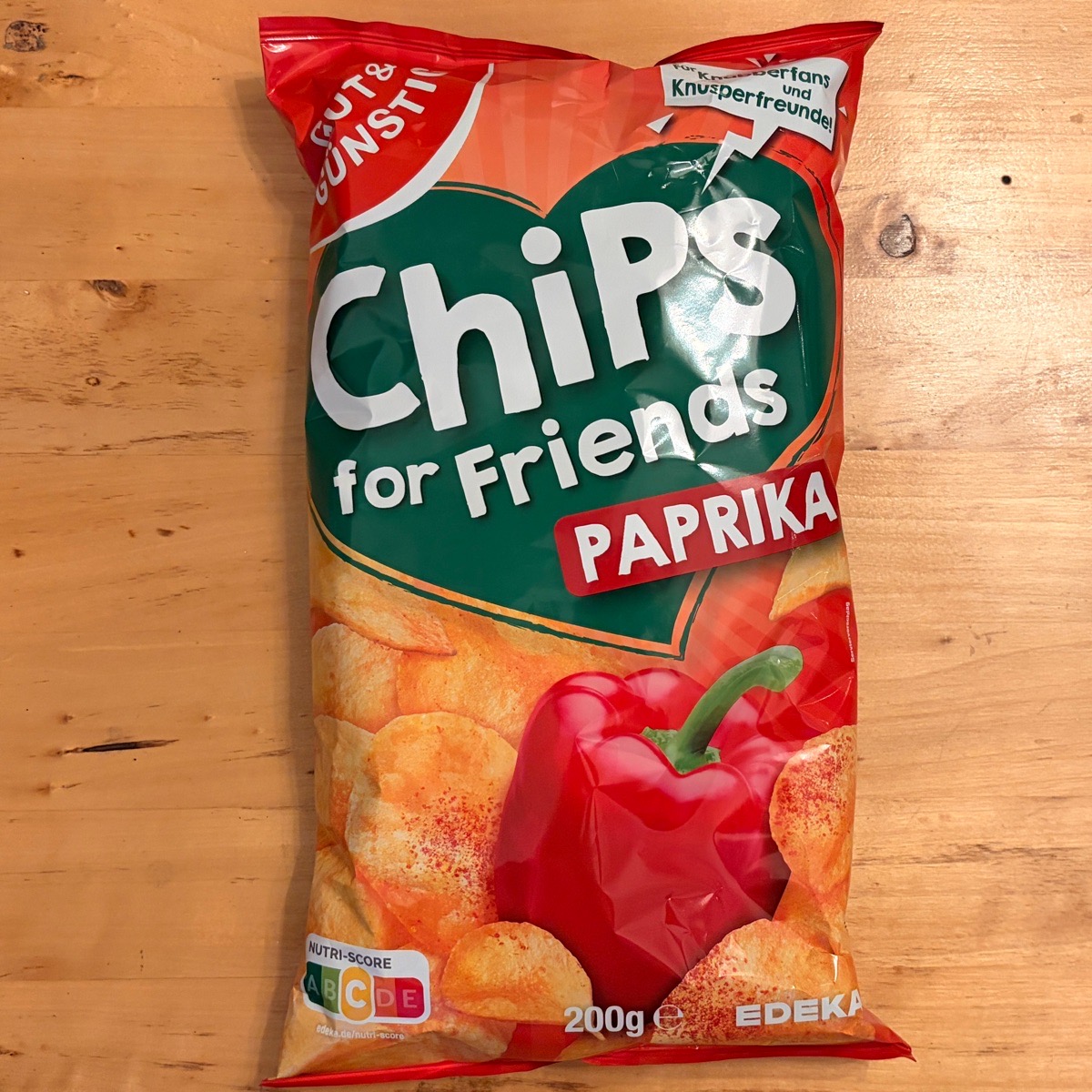 Chips (for Friends) Paprika von Gut & Günstig